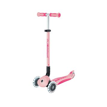 Globber Go Up Deluxe Pastel Pembe Işıklı Scooter
