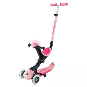 Globber Go Up Deluxe Pastel Pembe Işıklı Scooter