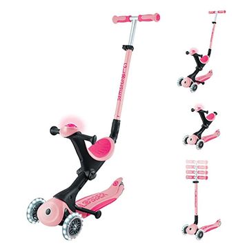 Globber Go Up Deluxe Pastel Pembe Işıklı Scooter