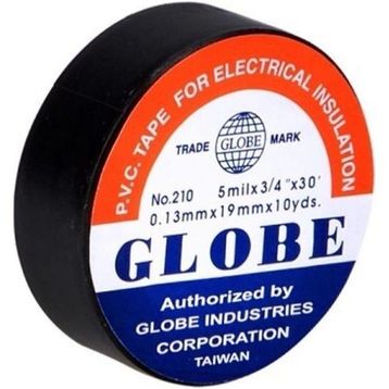 Globe 0.13 mm x 19 mm Siyah İzole Bant