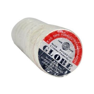 Globe Beyaz 10'lu 0.13x19 mm İzole Bant