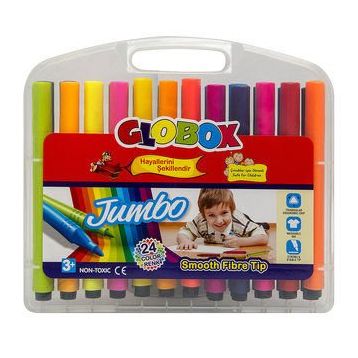 Globox 24'lü Jumbo Keçeli Kalem