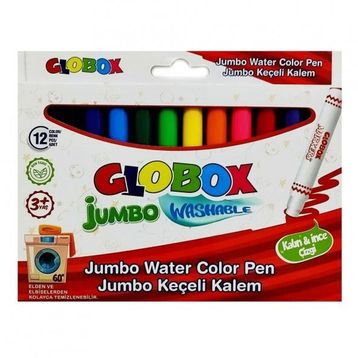 Globox 3379 Jumbo Yıkanabilir 12'li Keçeli Kalem