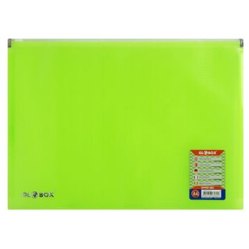 Globox A4 Neon Fermuarlı Dosya
