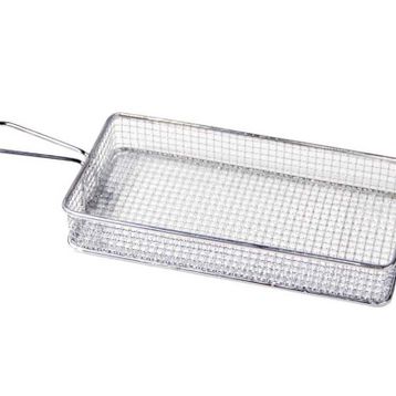 Globy 21.5x10.5 cm Metal Cipslik, Patates Ve Atıştırmalık Sunum Sepeti