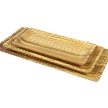 Globy 25x17 cm Zeytin Ağacı Servis Tabağı