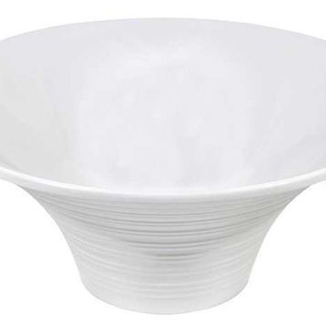 Globy 28x12 cm Beyaz Konik Kase