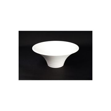 Globy 28x12 cm Beyaz Konik Kase