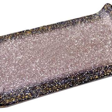 Globy 36.1x20.3x3.8 cm Melamin Açık Büfe Granit Sunum Tabağı