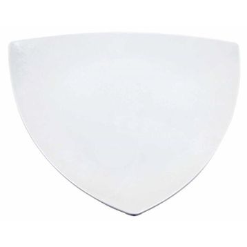 Globy 44 cm Beyaz Üçgen Sunum Tabak