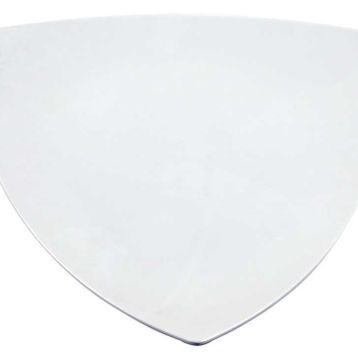 Globy 44 cm Beyaz Üçgen Sunum Tabak