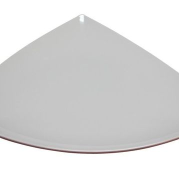 Globy 44 cm Beyaz Üçgen Sunum Tabak