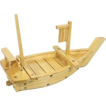 Globy 70x25 cm Gemi Bambu Sushi Tabağı