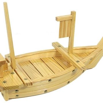 Globy 90x32 cm Gemi Bambu Sushi Tabağı