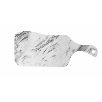 Globy Açık Büfe 39x16.5x1.8 cm Melamin Mermer Desen Servis Sunum Tabağı