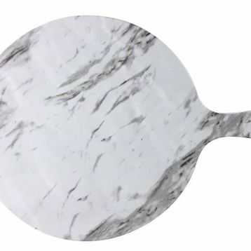Globy Açık Büfe 53.2x38 cm Melamin Mermer Desen Servis Sunum Tabağı