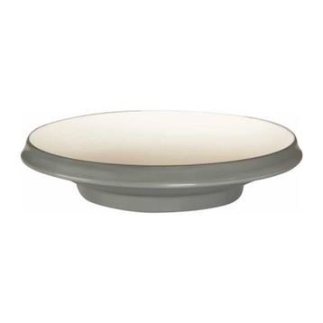 Globy Açık Büfe Gri 28.7x5.9 cm Ayaklı Yuvarlak Çukur Tabak