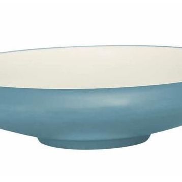 Globy Açık Büfe Mavi 24.8x6 cm Yuvarlak Çukur Tabak