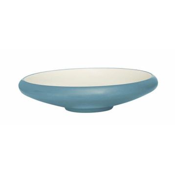 Globy Açık Büfe Mavi 24.8x6 cm Yuvarlak Çukur Tabak