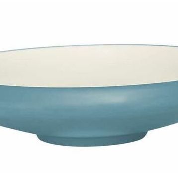Globy Açık Büfe Mavi 24.8x6 cm Yuvarlak Çukur Tabak