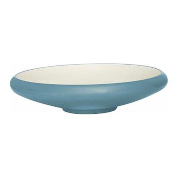 Globy Açık Büfe Mavi 24.8x6 cm Yuvarlak Çukur Tabak