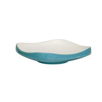 Globy Açık Büfe Mavi 25.5x25.5x7 cm Kare Sunum Tabağı