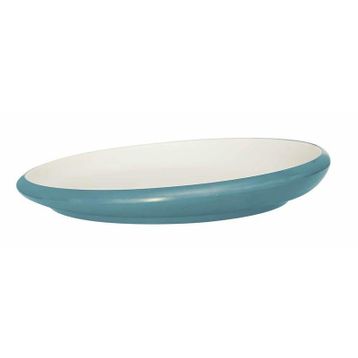 Globy Açık Büfe Mavi 27.9x4.4 cm Eğimli Servis Sunum Tabağı