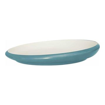 Globy Açık Büfe Mavi 27.9x4.4 cm Eğimli Servis Sunum Tabağı
