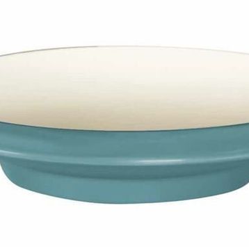 Globy Açık Büfe Mavi 28.7x5.9 cm Ayaklı Yuvarlak Çukur Tabak