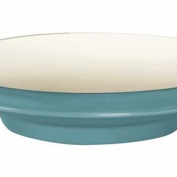 Globy Açık Büfe Mavi 28.7x5.9 cm Ayaklı Yuvarlak Çukur Tabak