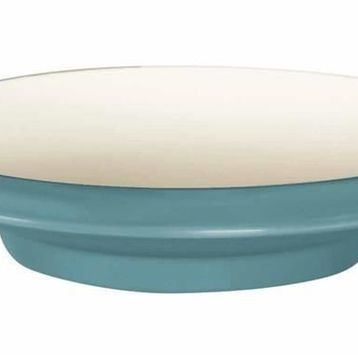 Globy Açık Büfe Mavi 28.7x5.9 cm Ayaklı Yuvarlak Çukur Tabak