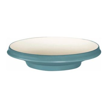 Globy Açık Büfe Mavi 28.7x5.9 cm Ayaklı Yuvarlak Çukur Tabak