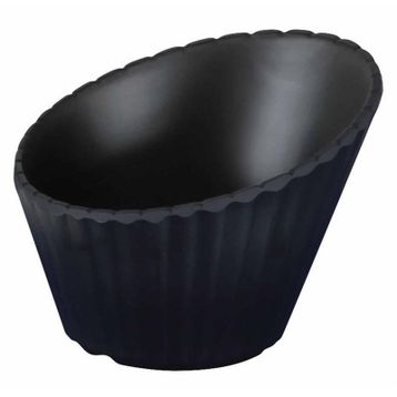 Globy Açık Büfe Siyah 18x16x13 cm Melamin Kase