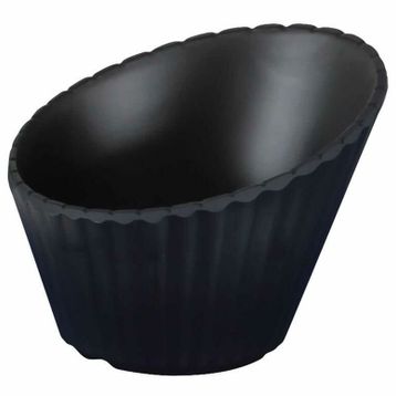 Globy Açık Büfe Siyah 18x16x13 cm Melamin Kase