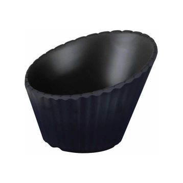 Globy Açık Büfe Siyah 18x16x13 cm Melamin Kase