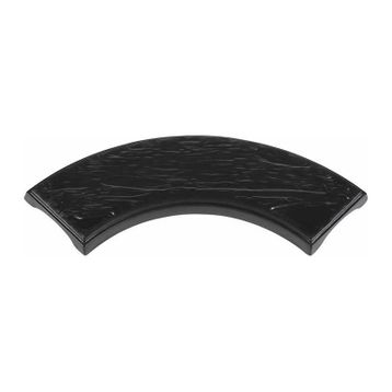 Globy Açık Büfe Siyah 56.5x15.3x3.2 cm Melamin Servis Sunum Tabağı