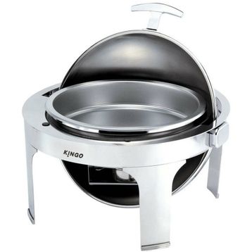 Globy Chafing Dish Ayaklı Yuvarlak Yakıtlı Çorbalık