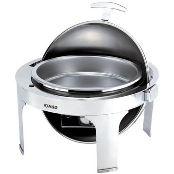Globy Chafing Dish Ayaklı Yuvarlak Yakıtlı Çorbalık