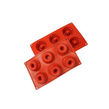 Globy D058 Silikon 6'lı Muffin Kek Kalıbı