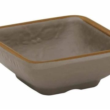 Globy Melamin Gold 8x8x3 cm 6'lı Mini Kare Sos Tabak