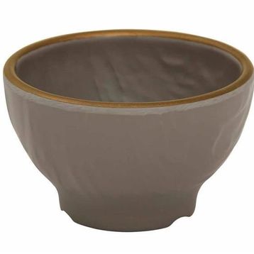 Globy Melamin Gold 9.3x5.6 cm 6'lı Mini Yuvarlak Sos Kase