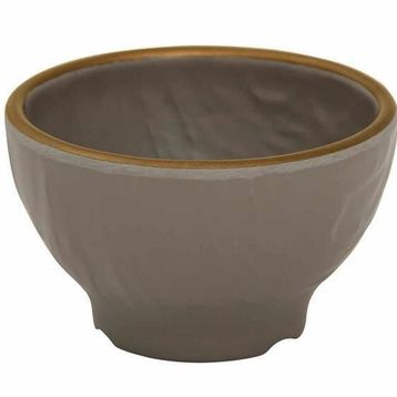 Globy Melamin Gold 9.3x5.6 cm 6'lı Mini Yuvarlak Sos Kase