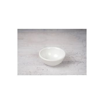Globy Melamin Minimal Beyaz 6 Adet 7.3x3 cm Kase Sosluk