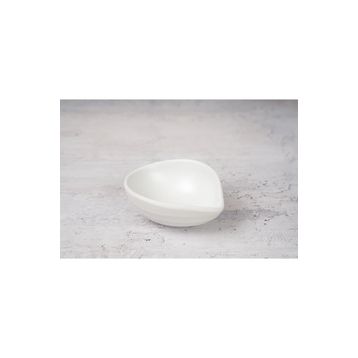 Globy Melamin Minimal Beyaz 8x7x3 cm Kase Sosluk Reçellik