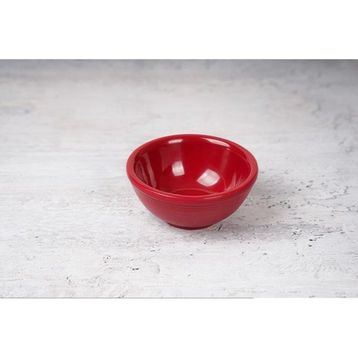 Globy Melamin Minimal Kırmızı 6 Adet 7.3x3 cm Kase Sosluk