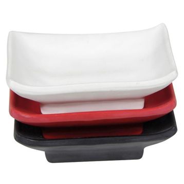 Globy Melamin Minimal Kırmızı 6'lı 10x6 cm Kase Sosluk