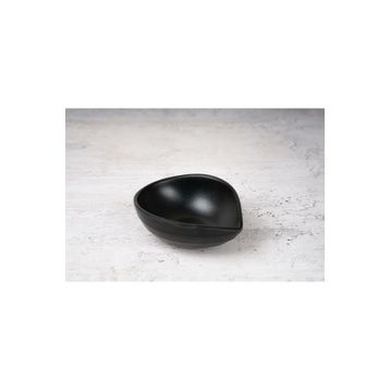 Globy Melamin Minimal Siyah 8x7x3 cm Kase Sosluk Reçellik