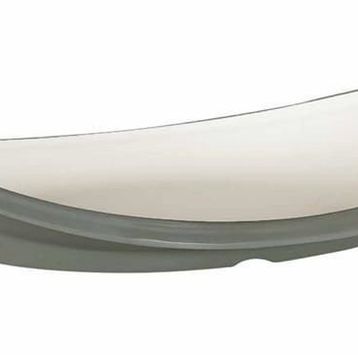 Globy Oval Gri 30,4x23x6 cm Sunum Tabağı