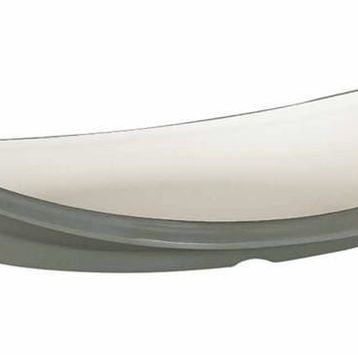 Globy Oval Gri 36x16x7 cm Sunum Tabağı