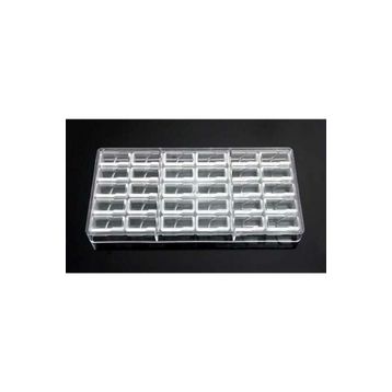 Globy Polikarbon Çikolata Kalıbı Dikdörtgen 21x28 mm